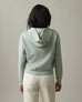 Women's French Terry Pullover Hoodie - Aqua Grey